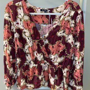 Velvet Heart Patterned Top
